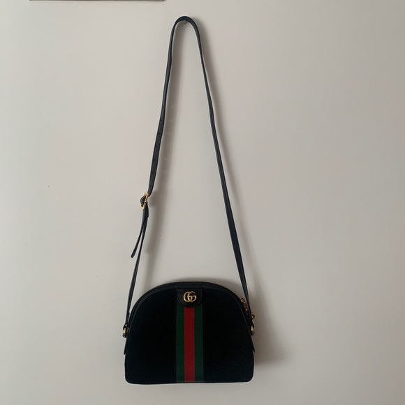 Gucci Ophidia Small Crossbody in Suede - Picture 2 of 7